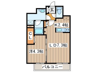 Ｃｌａｒｋ　Ｎｏｒｄの物件間取画像